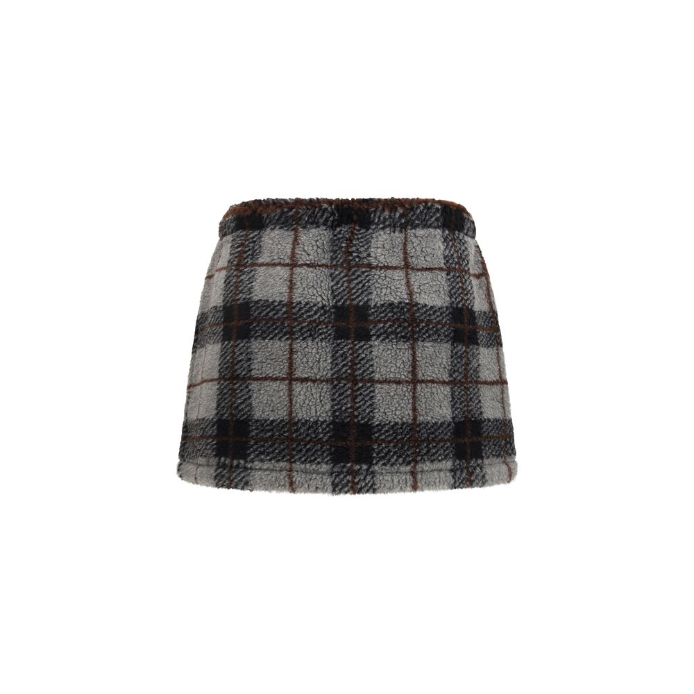 Miu Miu Multicolor Nylon Mini Skirt - SS26