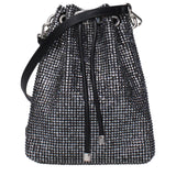 Jimmy Choo Black Satin Bonbon Crossbody Bag