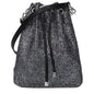 Jimmy Choo Black Satin Crossbody Bag