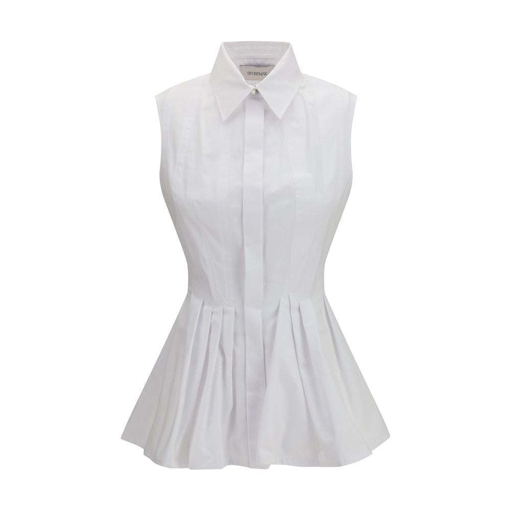 Max Mara Certosa White Cotton Shirt for Women