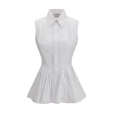 Max Mara Certosa White Cotton Shirt for Women