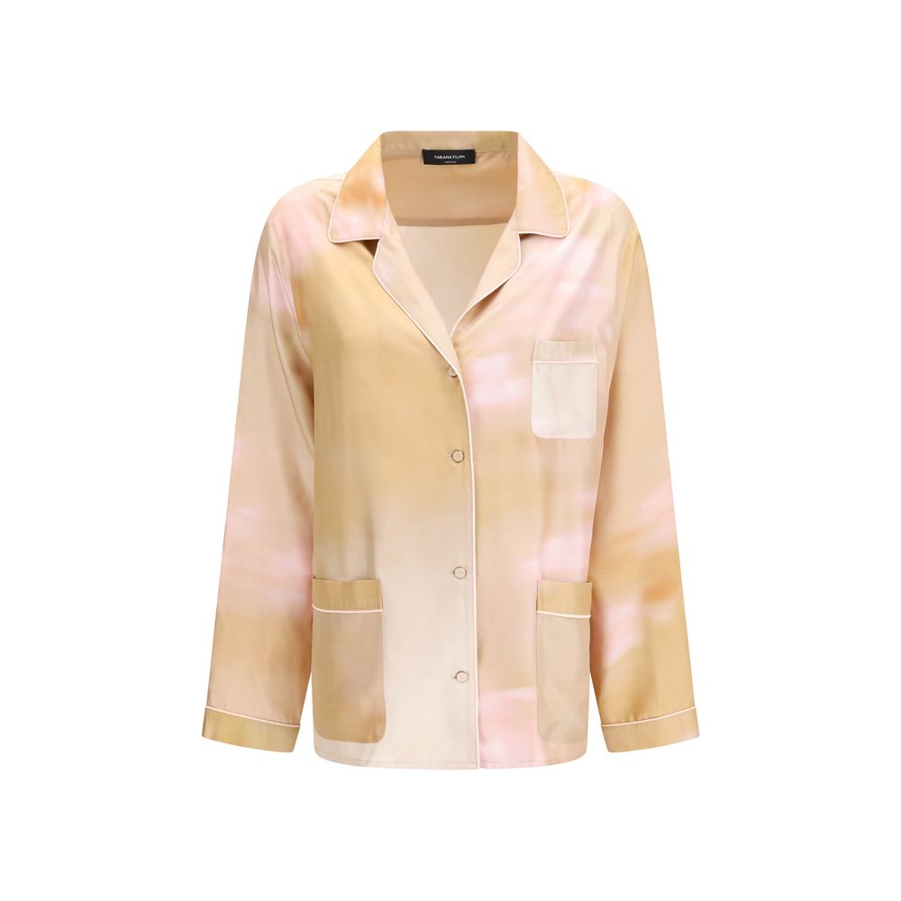 Fabiana Filippi Multicolor Silk Pattern Shirt for Women