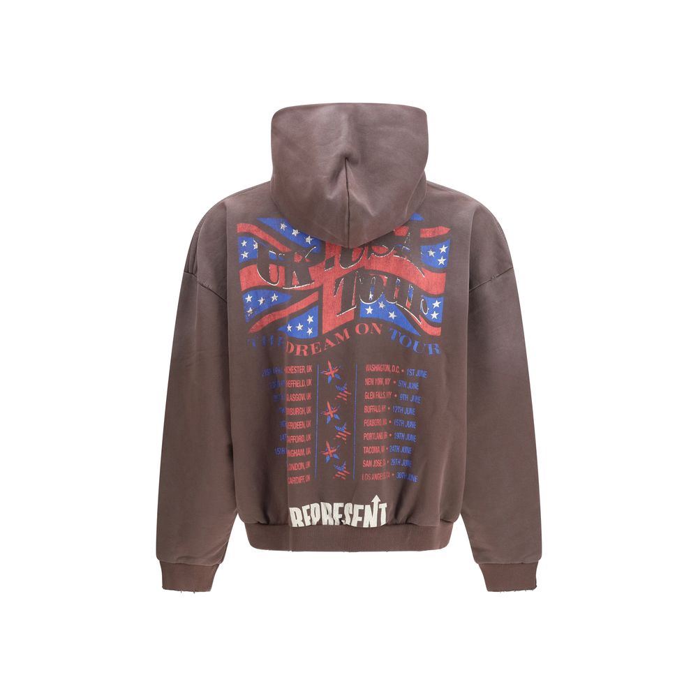 Represent Dream On Tour Brown Cotton Sweatshirt