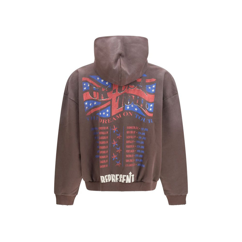 Represent Dream On Tour Brown Cotton Sweatshirt
