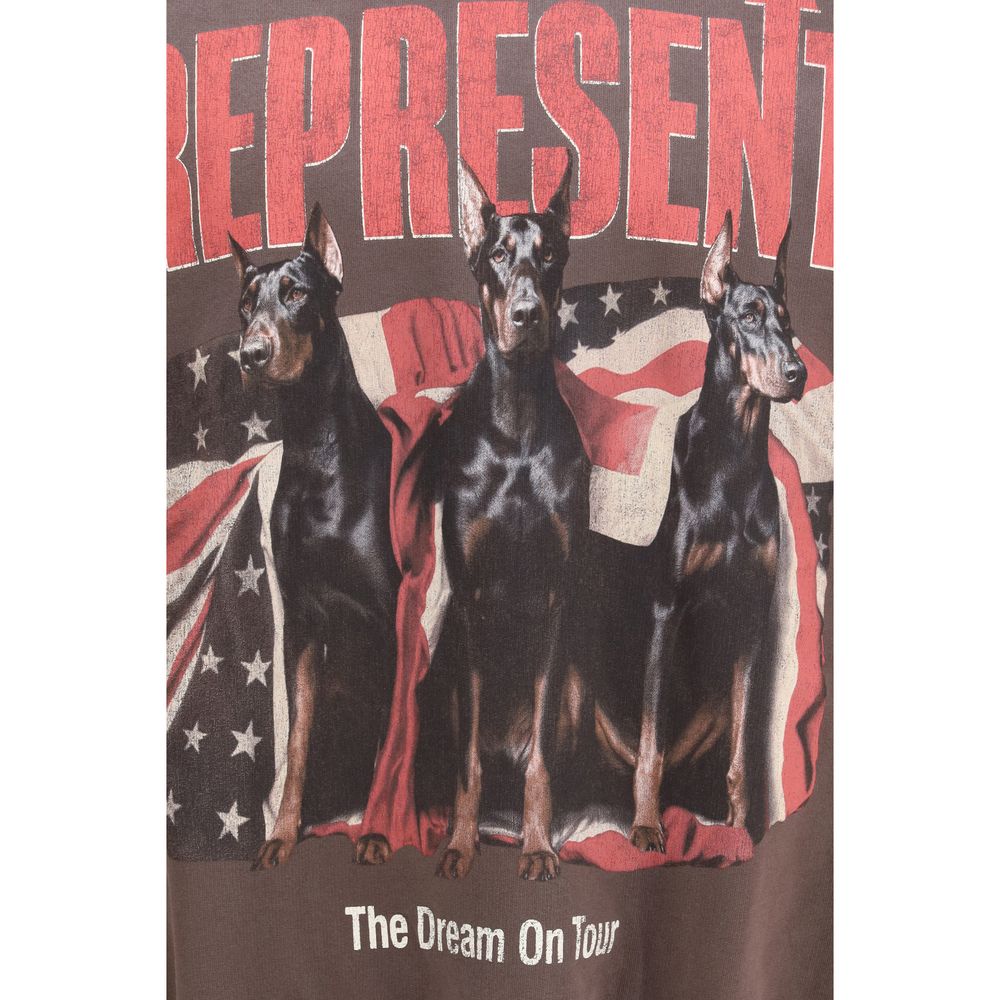 Represent Dream On Tour Brown Cotton Sweatshirt