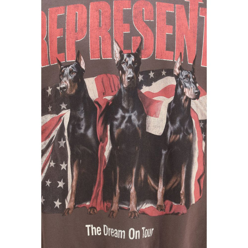 Represent Dream On Tour Brown Cotton Sweatshirt