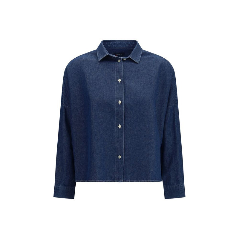 Deperlu Blue Denim Shirt - Everyday Elegance