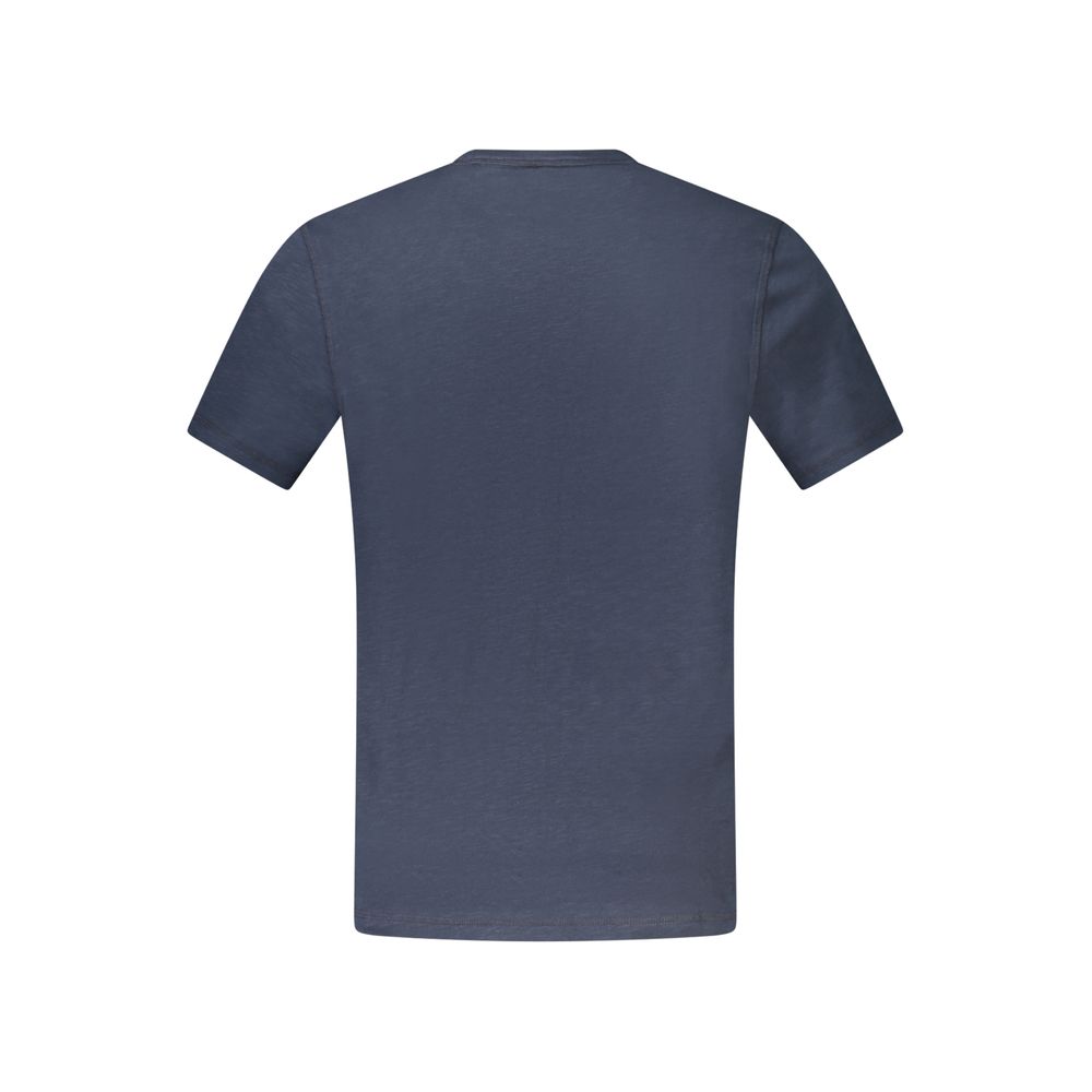 T-shirt en coton bleu Hugo Boss