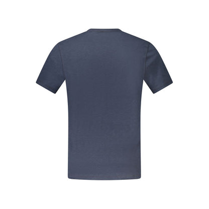 T-shirt en coton bleu Hugo Boss