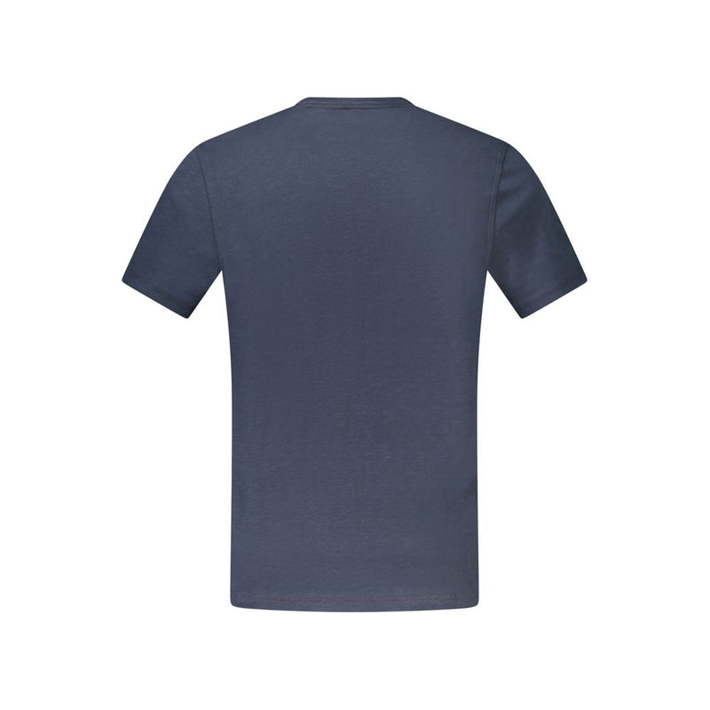 T-shirt en coton bleu Hugo Boss