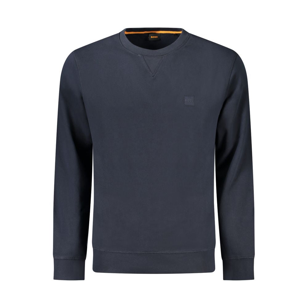 Hugo Boss Blauwe Katoenen Sweatshirt