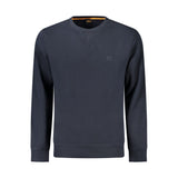 Sweat-shirt en coton bleu Hugo Boss