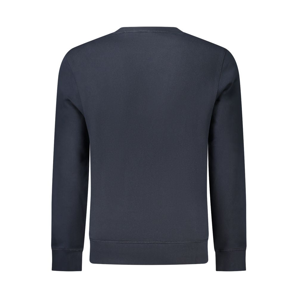 Sweat-shirt en coton bleu Hugo Boss