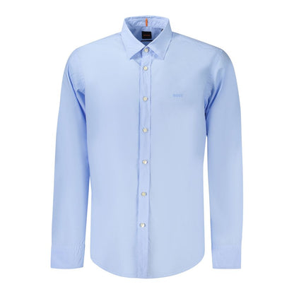 Hugo Boss Azzurro Katoenen Heren Overhemd