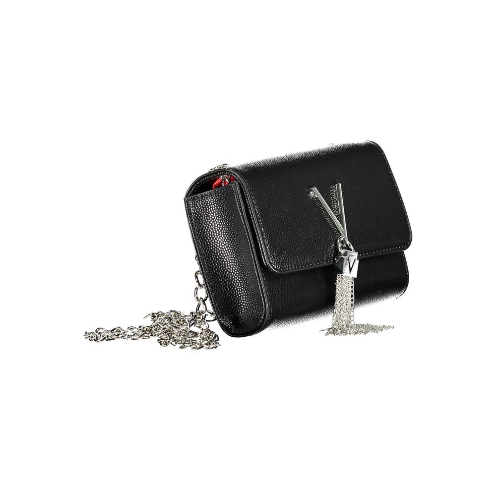 Mario Valentino Black Polyurethane Handbag for Women