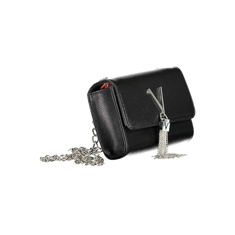 Mario Valentino Black Polyurethane Handbag for Women