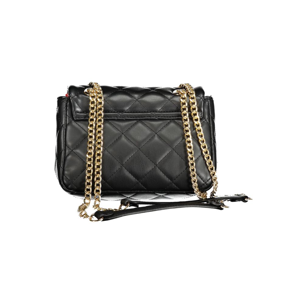 Mario Valentino Black Polyethylene Handbag - Élégant et Fonctionnel