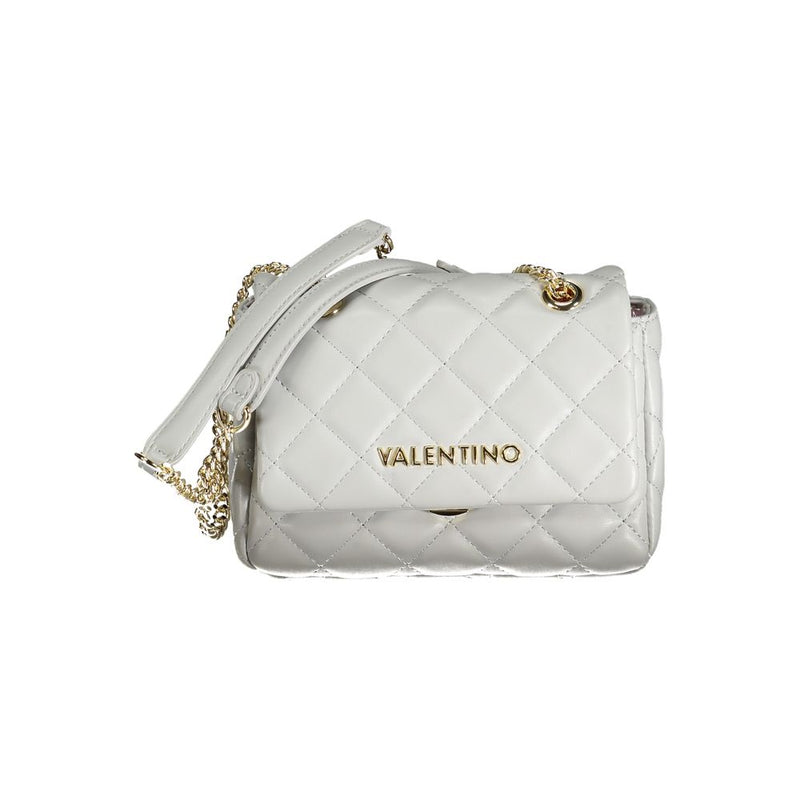 Mario Valentino Gray Polyethylene Handbag - Chic and Functional