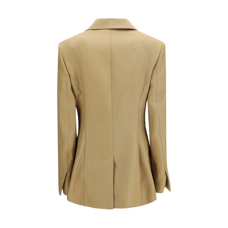 Max Mara Volonta Beige Linen Jacket for Women