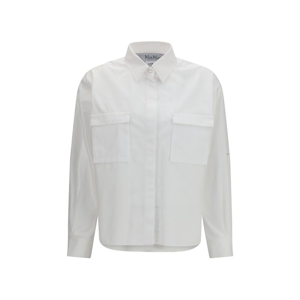 Max Mara White Cotton Shirt for Women