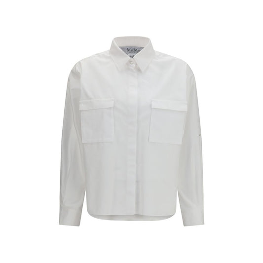 Max Mara White Cotton Shirt for Women