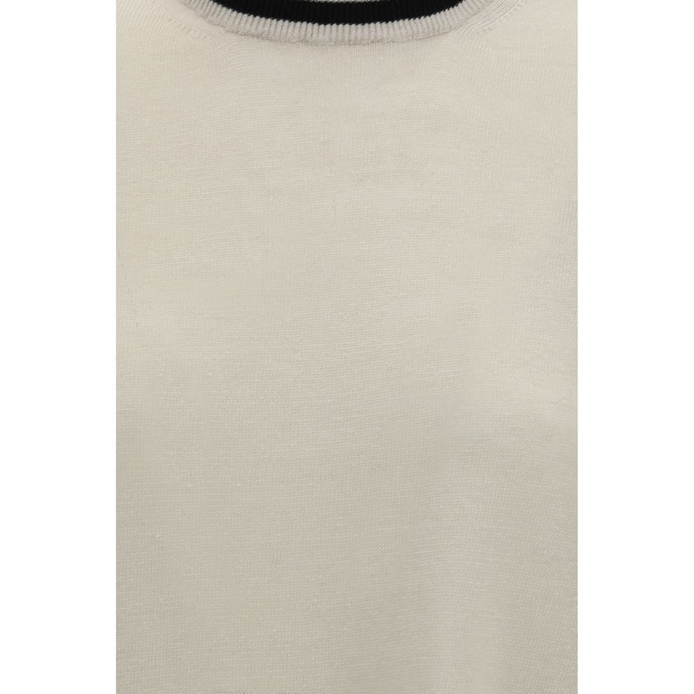 'S Max Mara Beige Linen T-Shirt