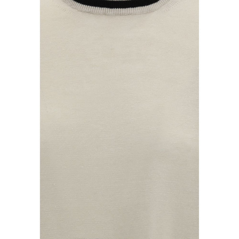 'S Max Mara Beige Linen T-Shirt