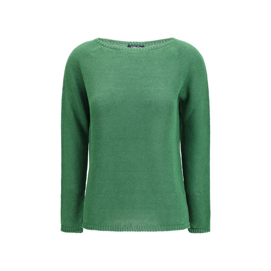 Sweat-shirt bicolore en lin 'S Max Mara
