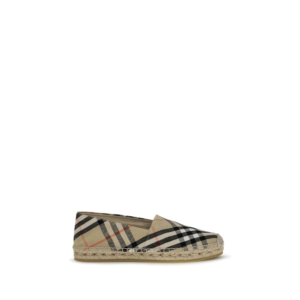 Burberry Multicolor Cotton Espadrilles - Mews Check Design