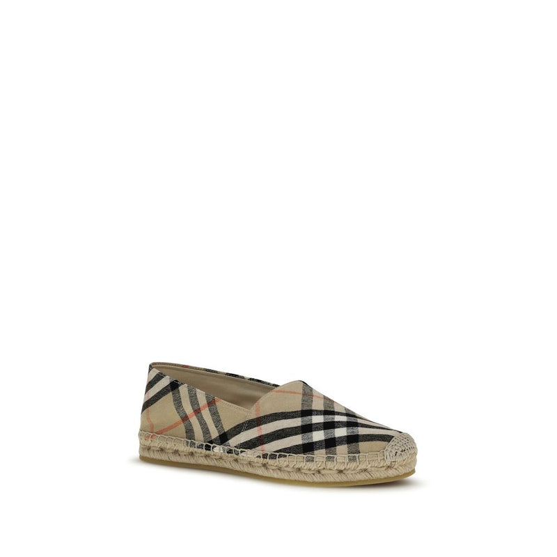 Burberry Multicolor Cotton Espadrilles - Mews Check Design