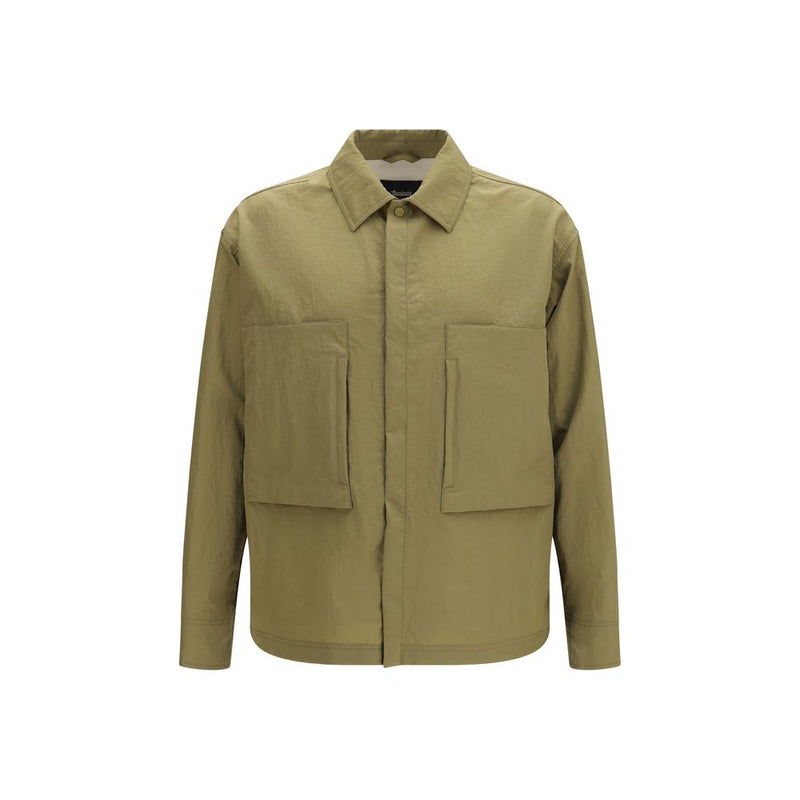 LAMINAR Bicolor Polyamide Coat - Contemporary Technical Jacket