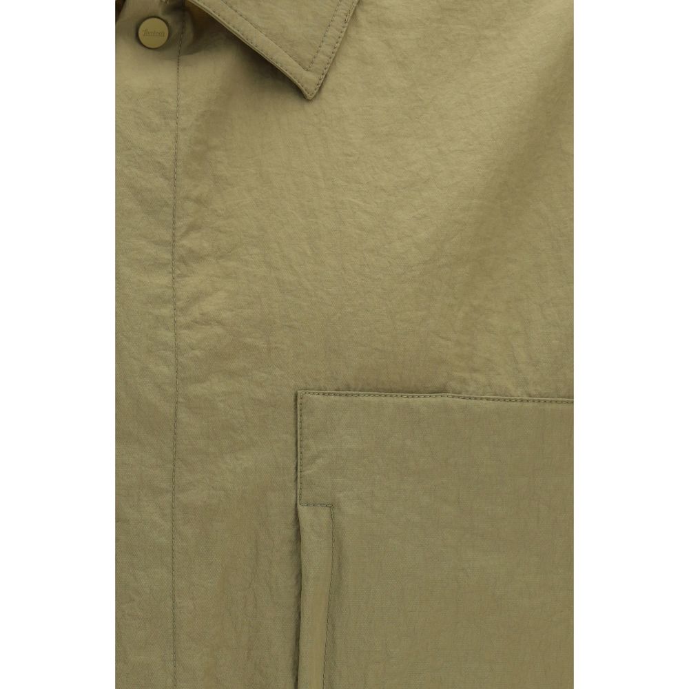 LAMINAR Bicolor Polyamide Coat - Contemporary Technical Jacket
