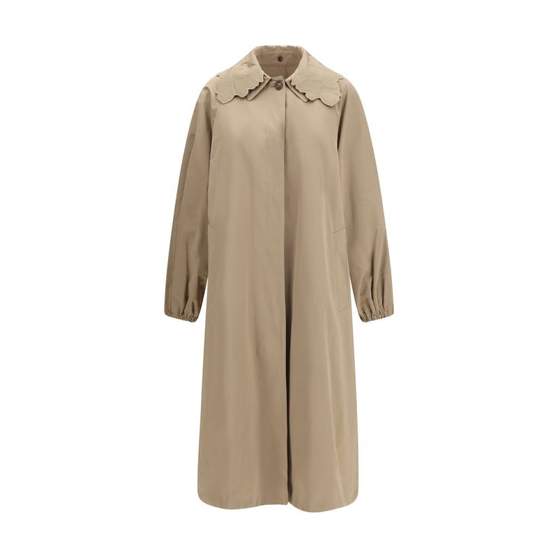 Fabiana Filippi Trench Coat en Polyester Beige pour Femme