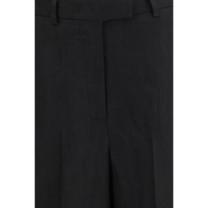 Lardini Black Viscose Bermuda Shorts for Women