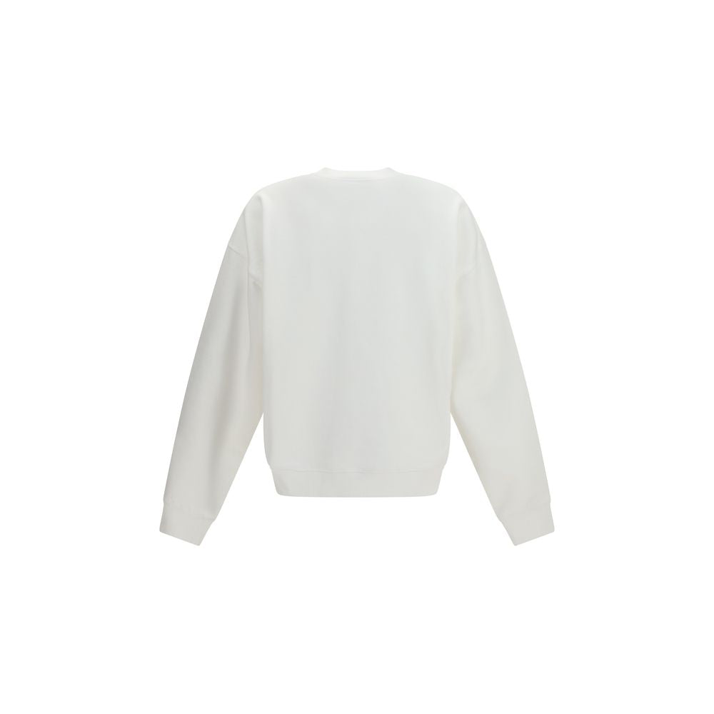 Dsquared² Sweatshirt en Coton Blanc avec Logo