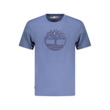 Timberland Blue Organic Cotton Men T-Shirt