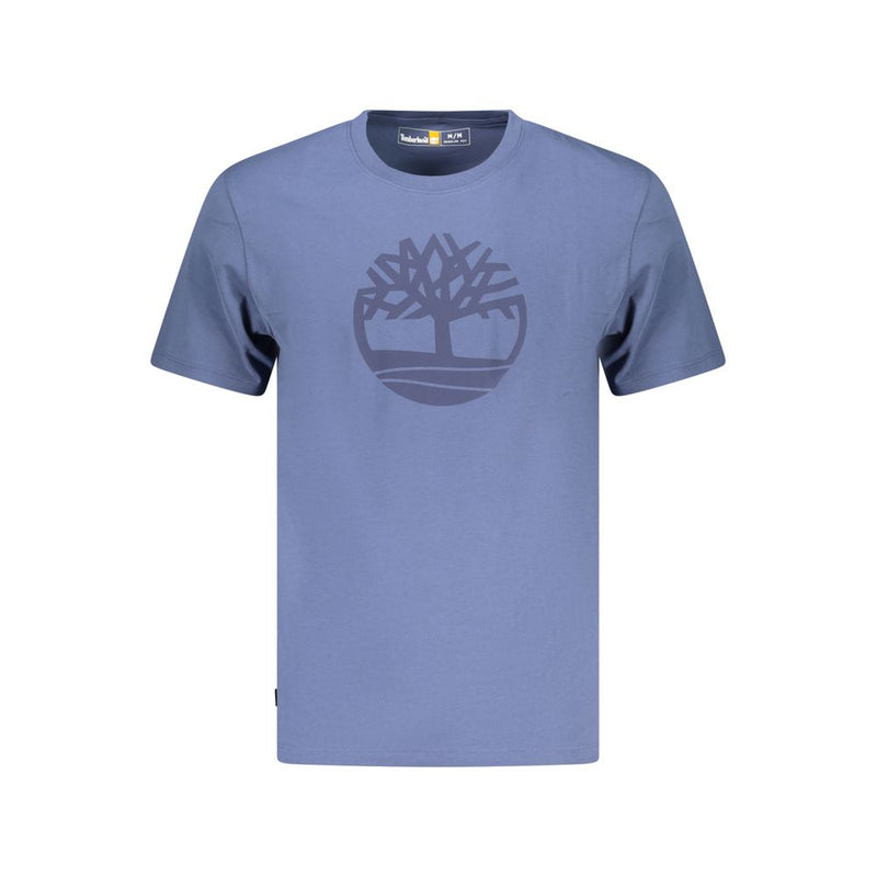 Timberland Blue Organic Cotton Men T-Shirt