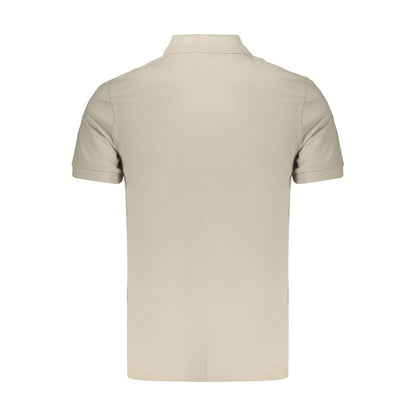 Hugo Boss Beige Katoenen Heren Poloshirt