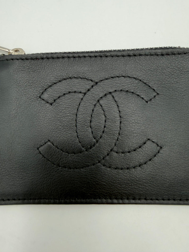 Chanel CHANEL Lamb Leather Coin Purse/Card Holder
