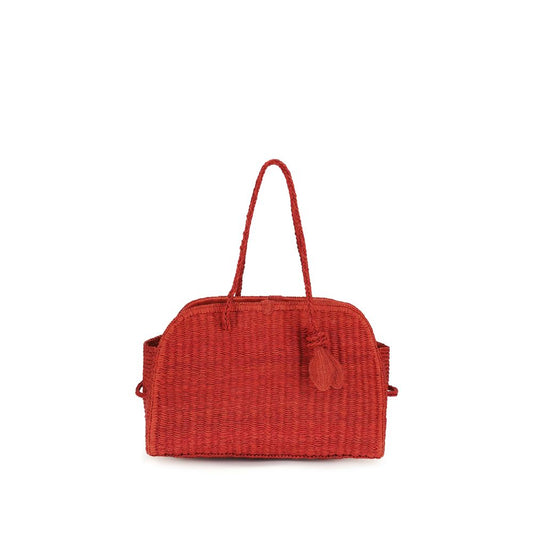 Jacquemus Meerkleurige Raffia Handtas
