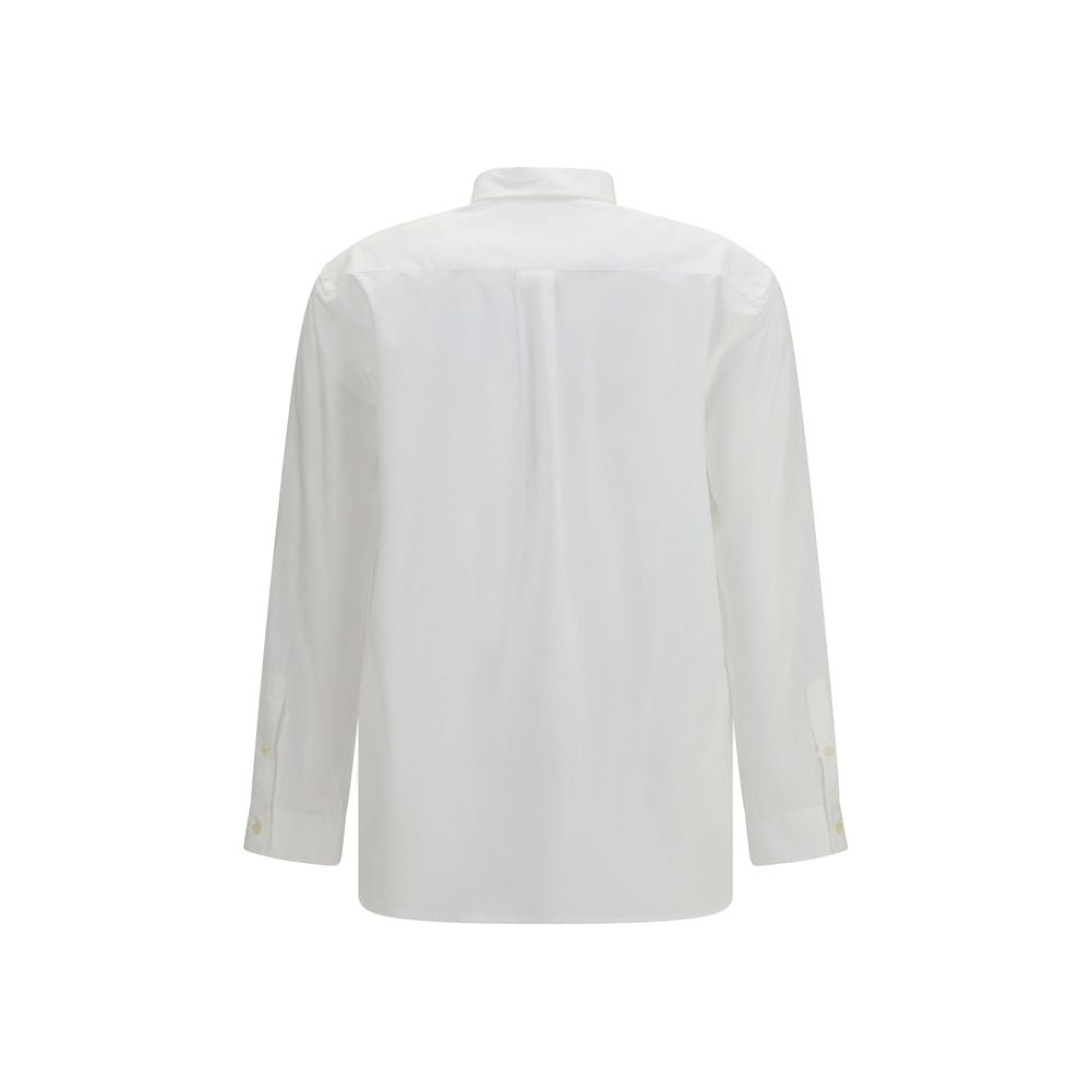 Deperlu White Cotton Shirt for Women - SS26