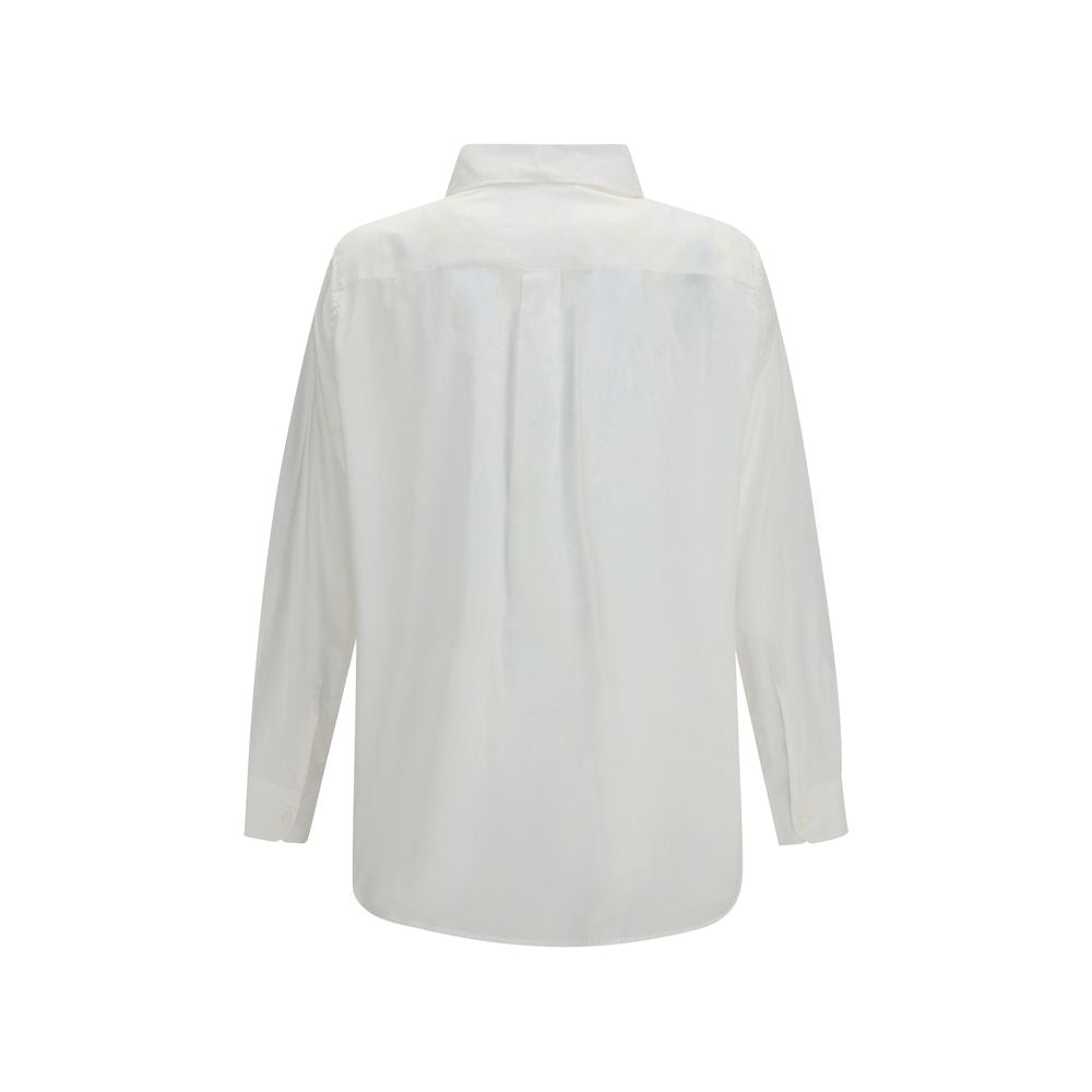 Our Legacy Vast Shirt - White Cotton Pattern Shirt for Men