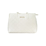 Mario Valentino White Polyethylene Handbag - Élégance Moderne