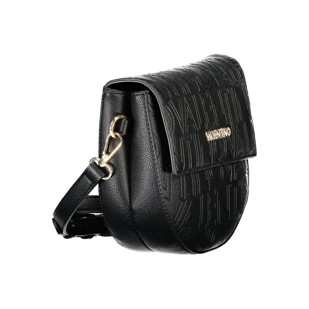Mario Valentino Black Polyurethane Handbag for Women