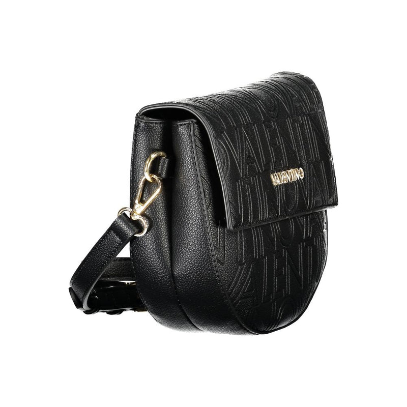 Mario Valentino Black Polyurethane Handbag for Women