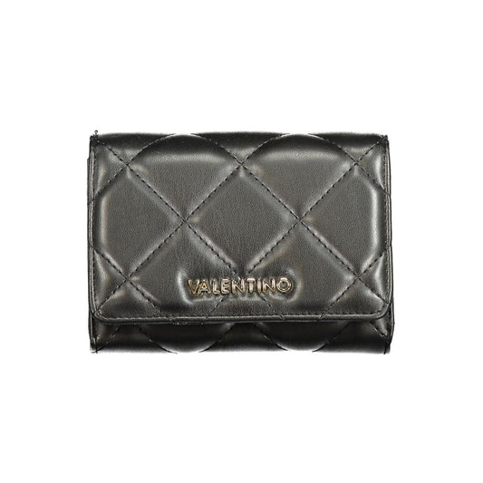 Mario Valentino Nero Polyurethane Wallet for Women