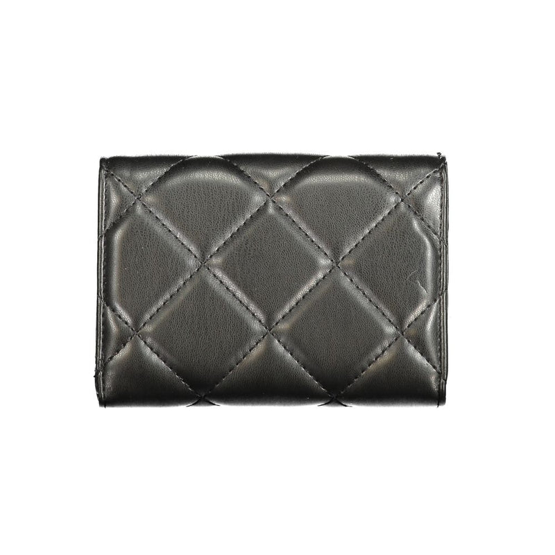 Mario Valentino Nero Polyurethane Wallet for Women