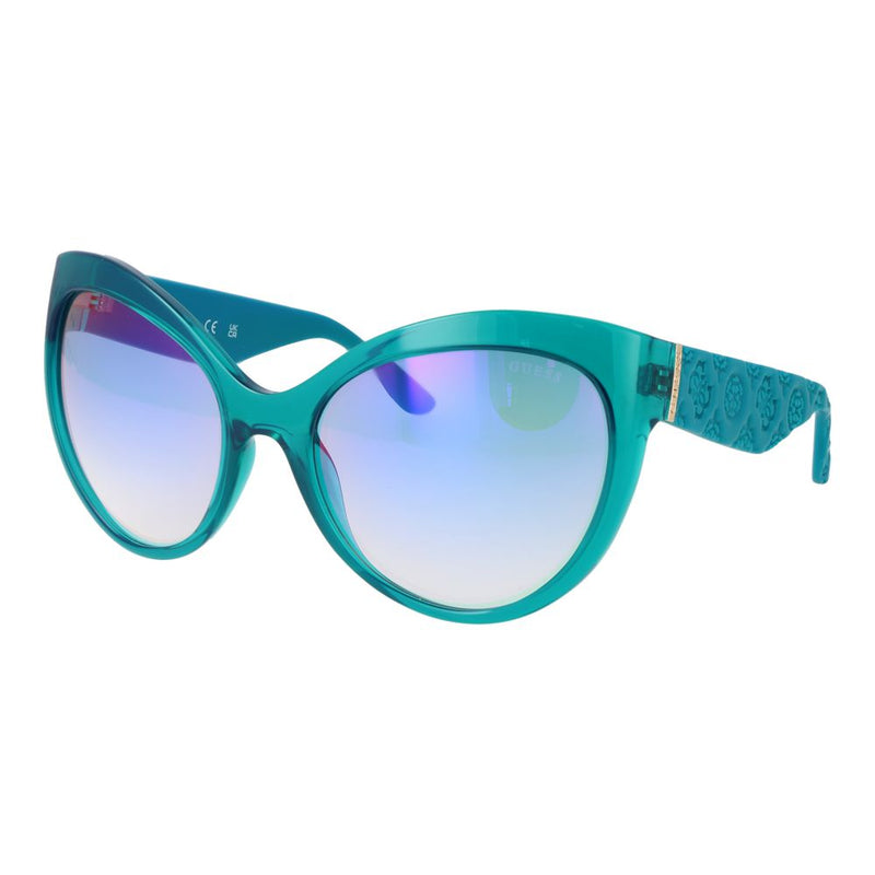Guess Turquoise Stainless Steel Sunglasses for Women