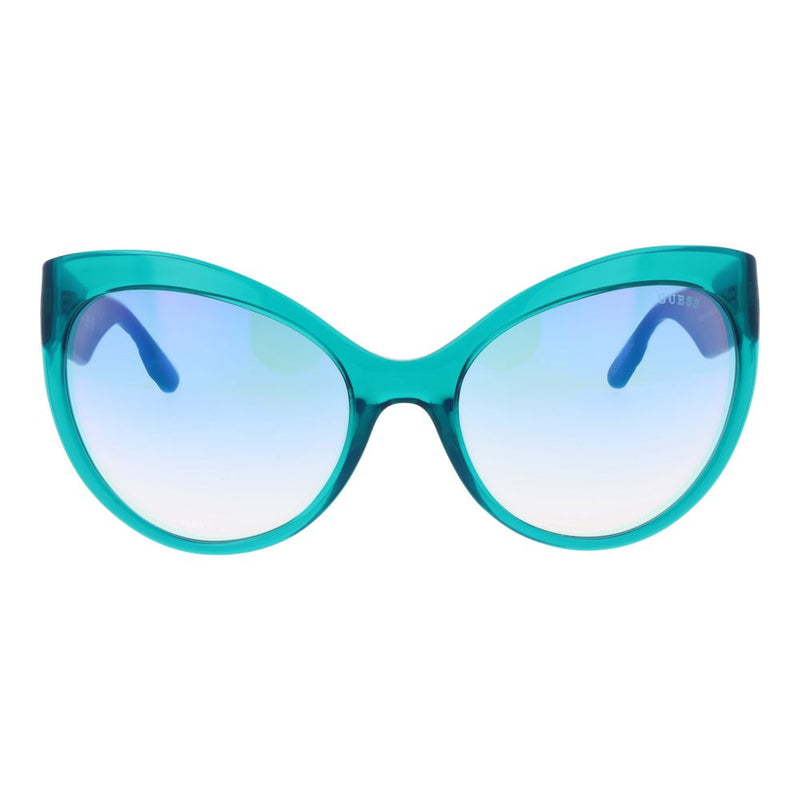 Guess Turquoise Stainless Steel Sunglasses for Women