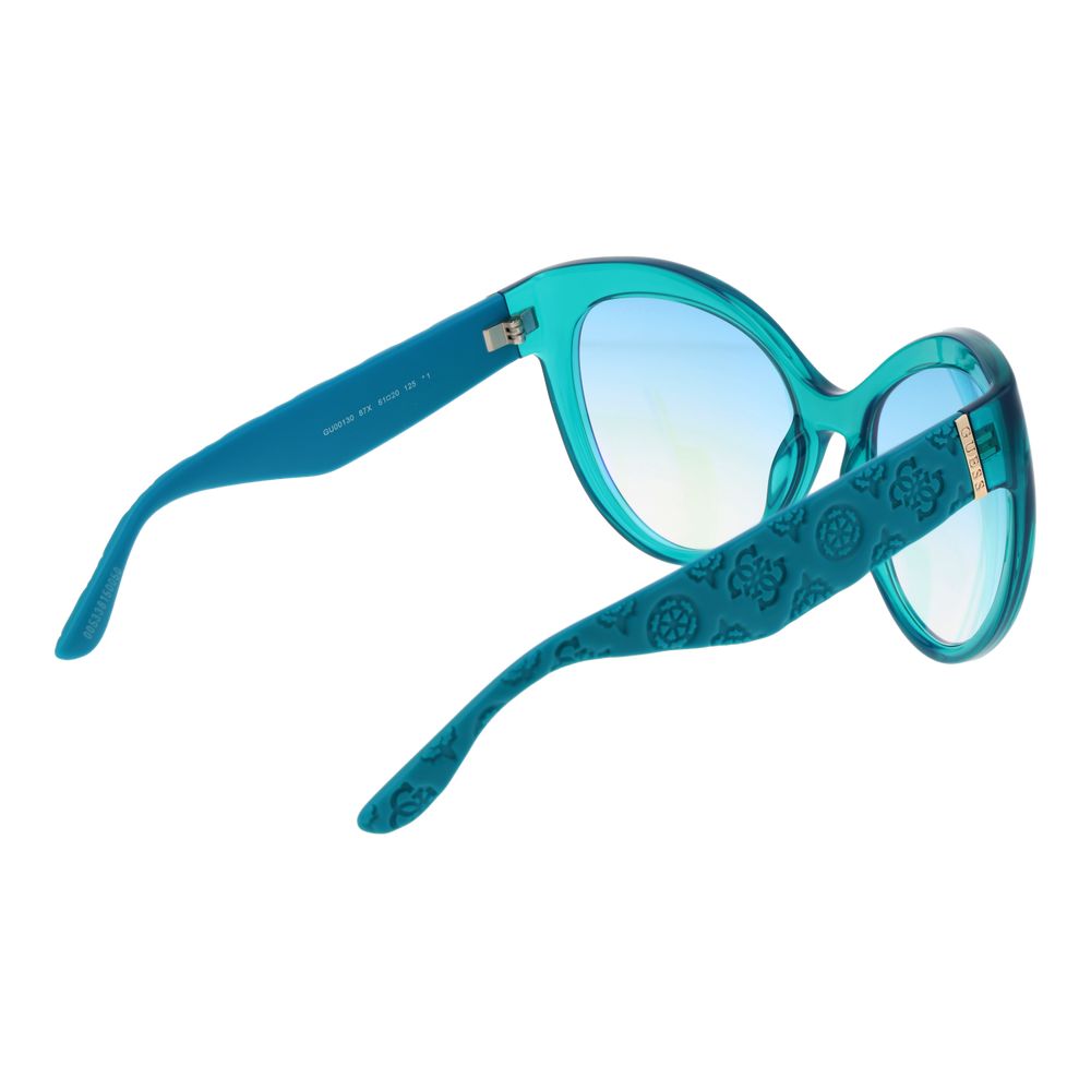 Guess Turquoise Stainless Steel Sunglasses for Women